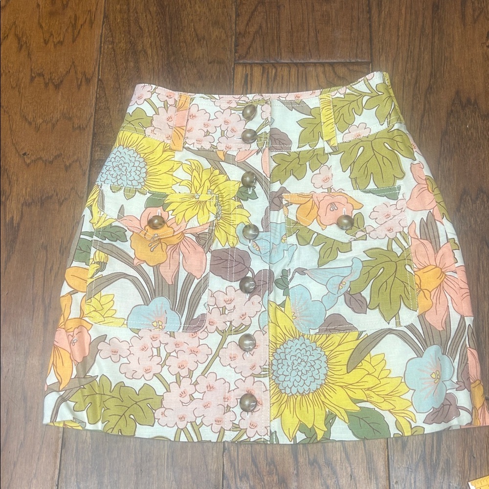 Sézane Bettie‎ boho 70s jupe Skirt